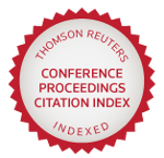Indexed in the Thomson Reuters Conference Proceedings Citation Index